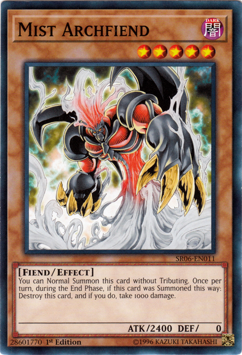 Mist Archfiend [SR06-EN011] Common | Arkham Games and Comics