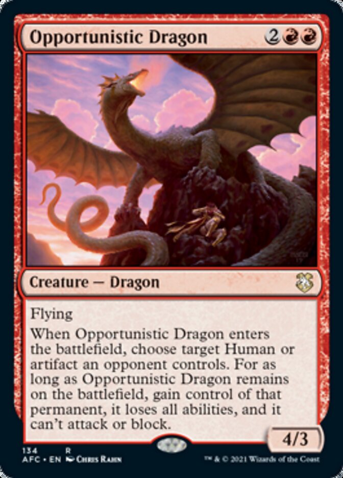 Opportunistic Dragon [Dungeons & Dragons: Adventures in the Forgotten Realms Commander] | Arkham Games and Comics