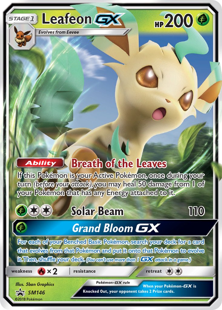 Leafeon GX (SM146) [Sun & Moon: Black Star Promos] | Arkham Games and Comics