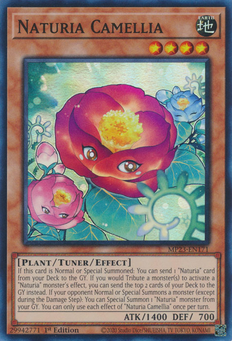 Naturia Camellia [MP23-EN171] Super Rare | Arkham Games and Comics