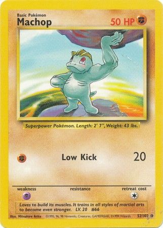 Machop (52/102) [Base Set Unlimited] | Arkham Games and Comics