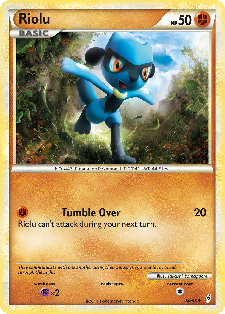 Riolu (50/95) [HeartGold & SoulSilver: Call of Legends] | Arkham Games and Comics