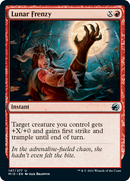 Lunar Frenzy [Innistrad: Midnight Hunt] | Arkham Games and Comics