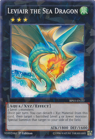 Leviair the Sea Dragon [BP03-EN117] Shatterfoil Rare | Arkham Games and Comics