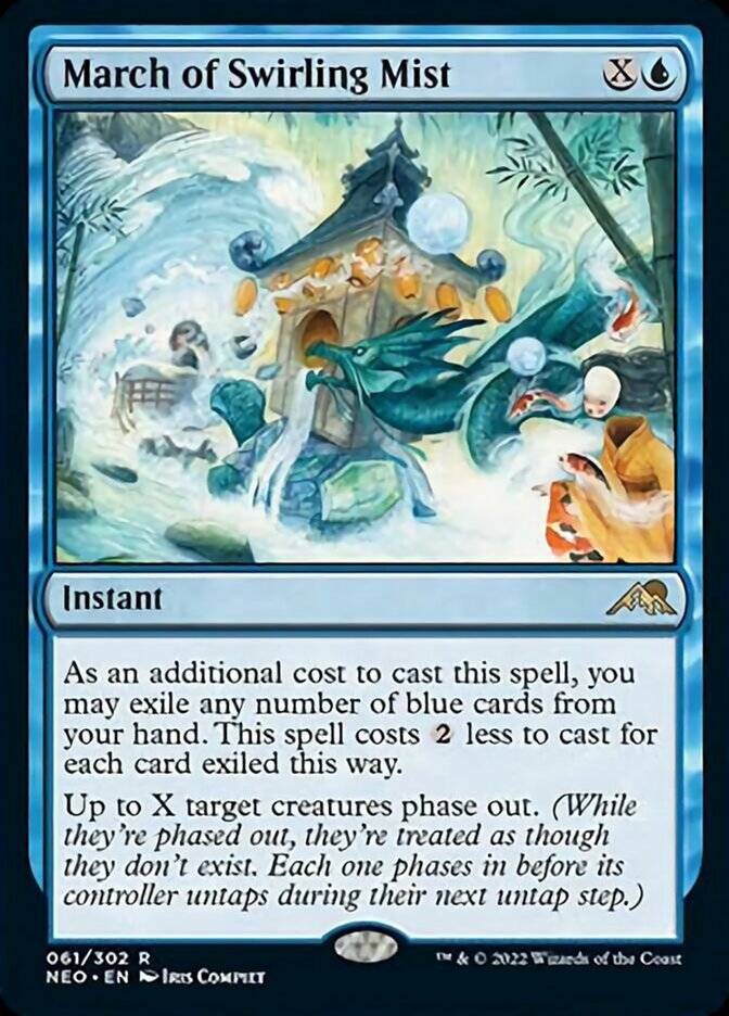 March of Swirling Mist [Kamigawa: Neon Dynasty] | Arkham Games and Comics