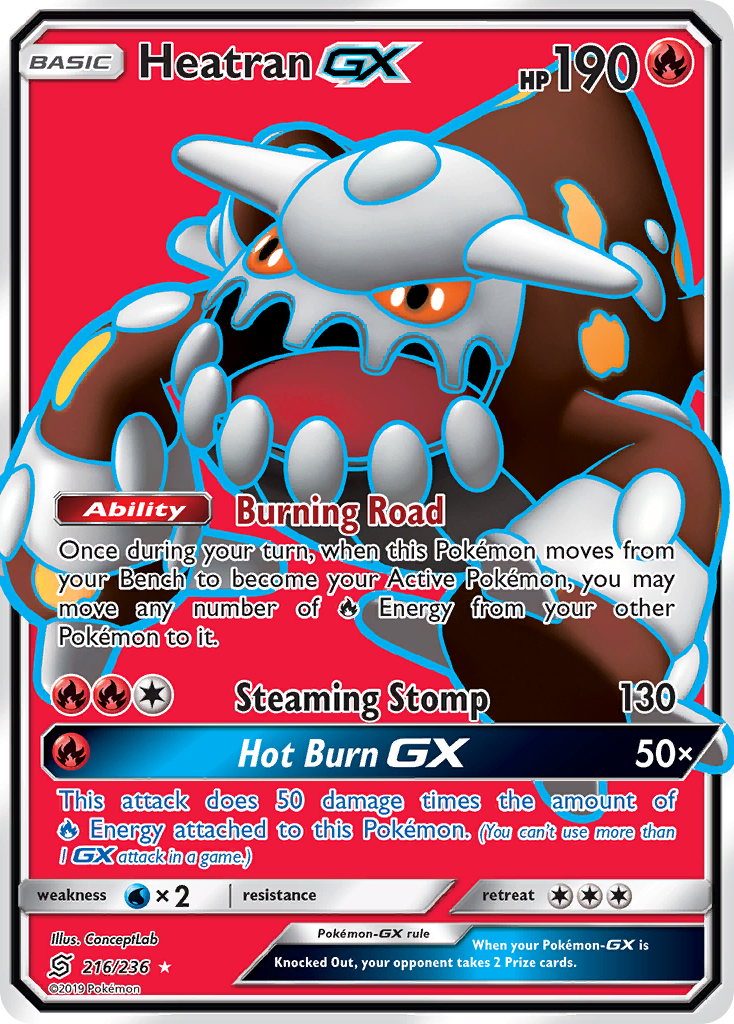 Heatran GX (216/236) [Sun & Moon: Unified Minds] | Arkham Games and Comics