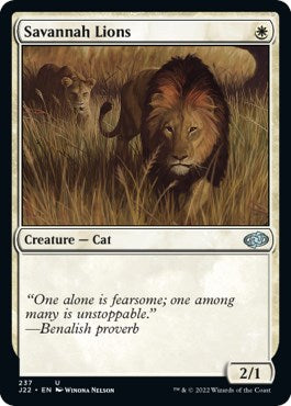 Savannah Lions [Jumpstart 2022] | Arkham Games and Comics