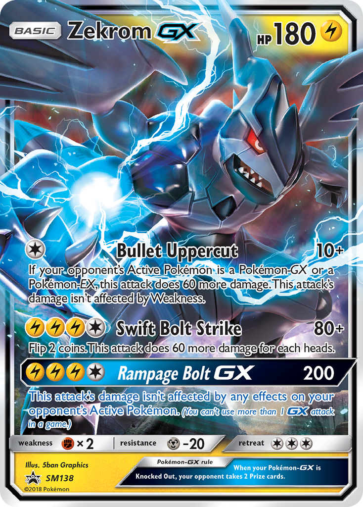 Zekrom GX (SM138) [Sun & Moon: Black Star Promos] | Arkham Games and Comics