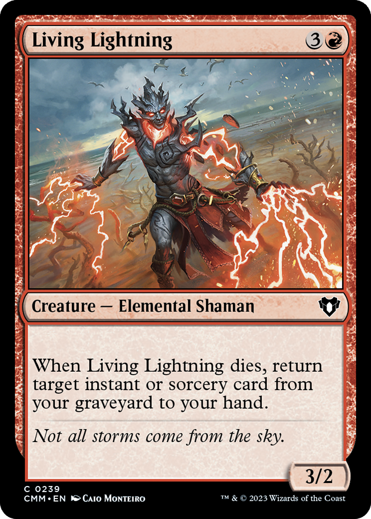 Living Lightning [Commander Masters] | Arkham Games and Comics
