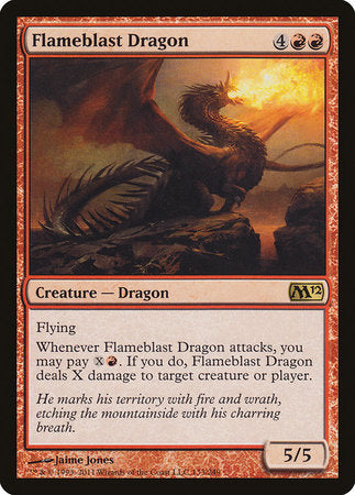 Flameblast Dragon [Magic 2012] | Arkham Games and Comics