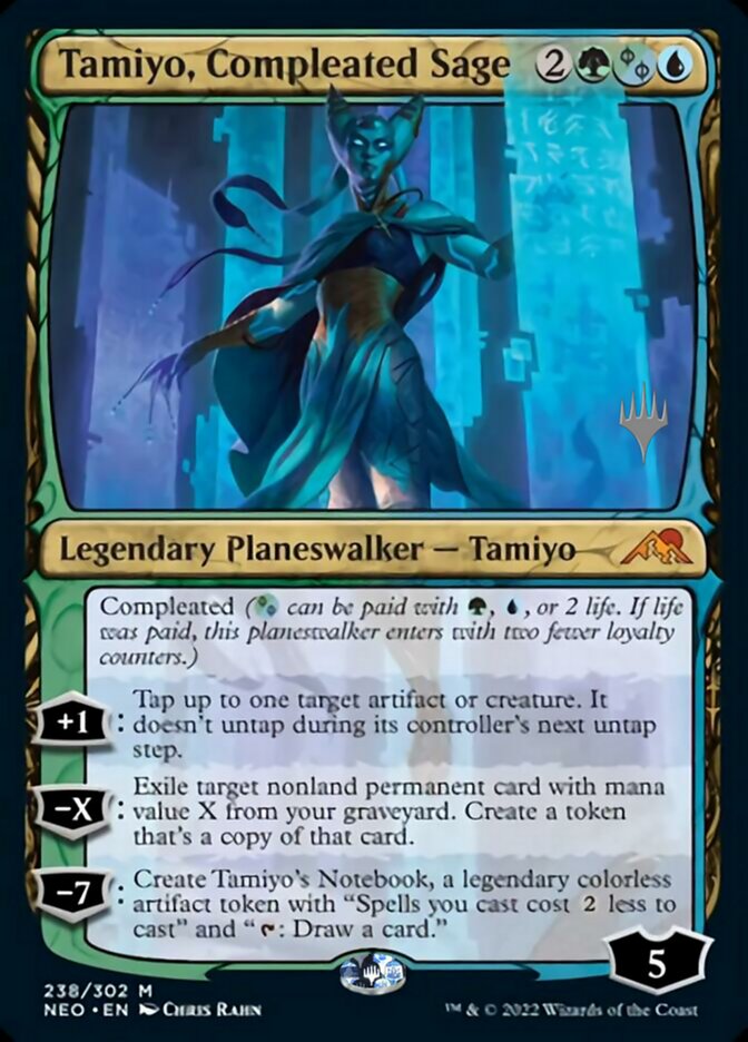 Tamiyo, Compleated Sage (Promo Pack) [Kamigawa: Neon Dynasty Promos] | Arkham Games and Comics