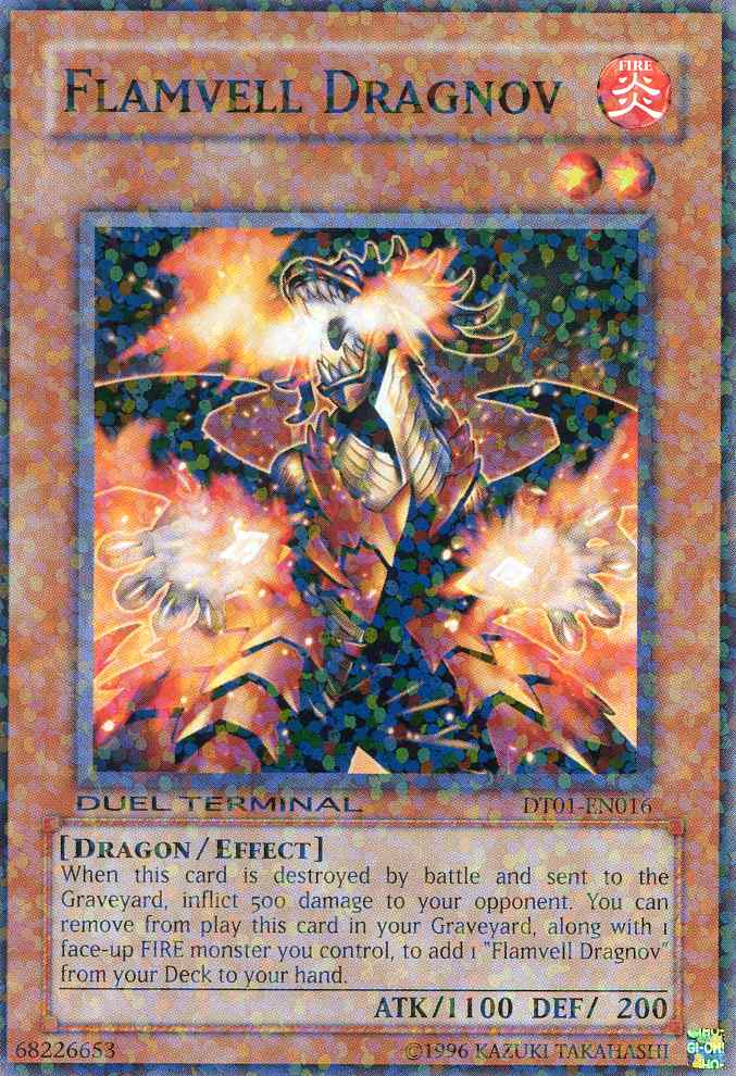 Flamvell Dragnov [DT01-EN016] Super Rare | Arkham Games and Comics