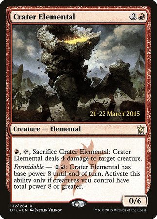 Crater Elemental [Dragons of Tarkir Promos] | Arkham Games and Comics