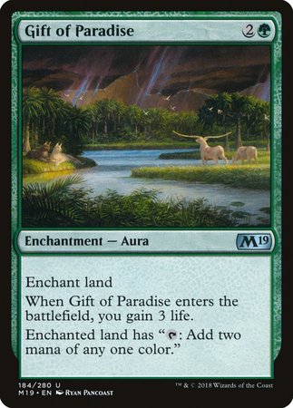 Gift of Paradise [Core Set 2019] | Arkham Games and Comics