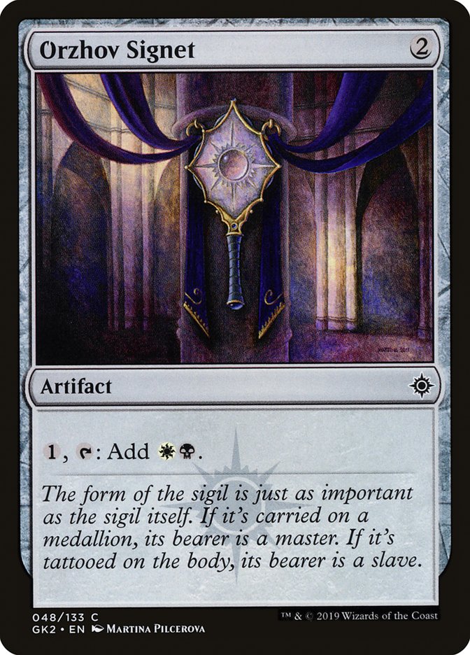 Orzhov Signet [Ravnica Allegiance Guild Kit] | Arkham Games and Comics