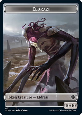 Eldrazi // Soldier Double-Sided Token [Starter Commander Decks] | Arkham Games and Comics