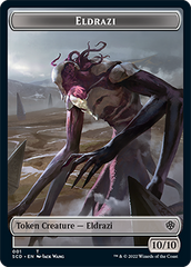 Eldrazi // Soldier Double-Sided Token [Starter Commander Decks] | Arkham Games and Comics