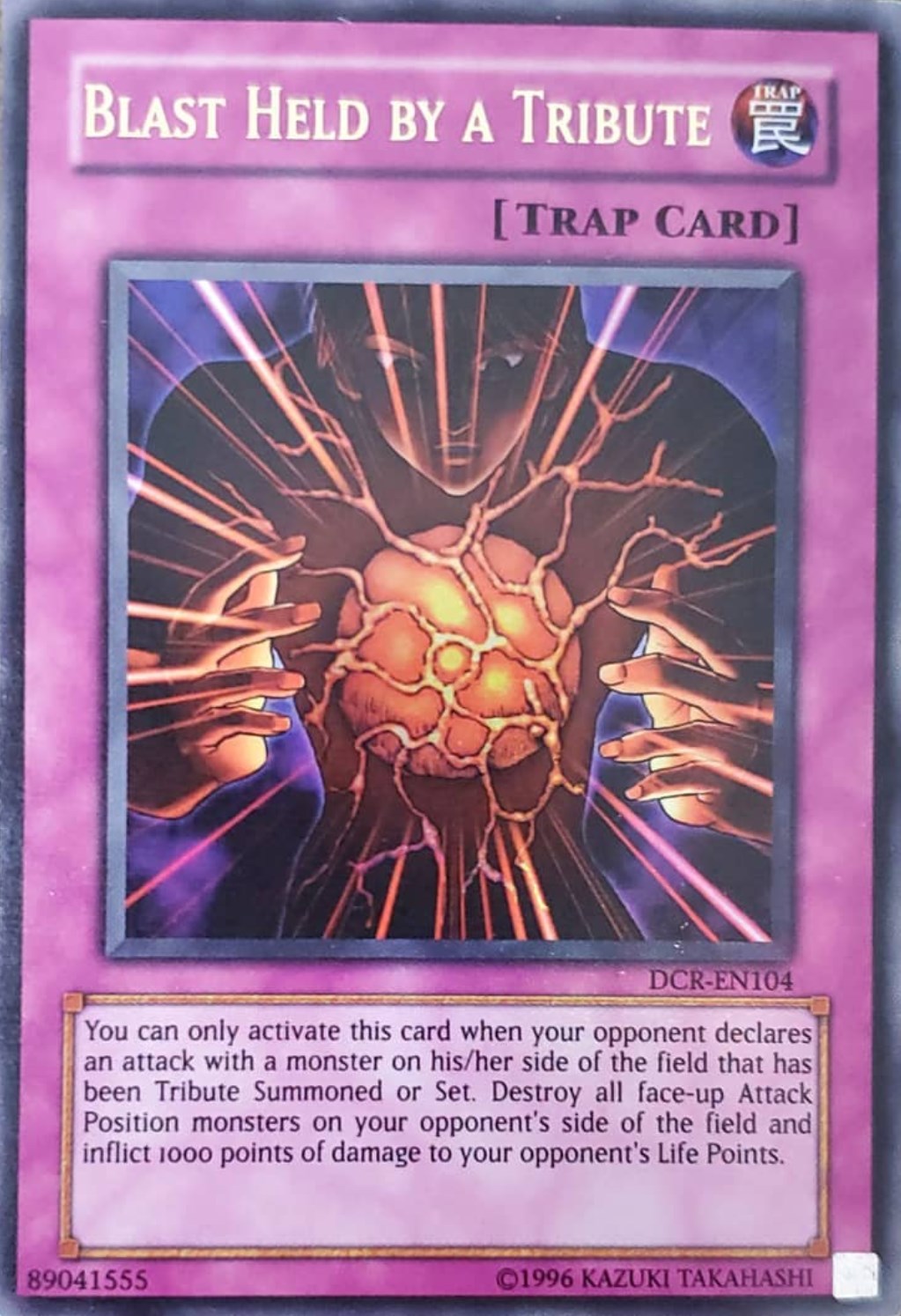 Blast Held by a Tribute [DCR-EN104] Ultra Rare | Arkham Games and Comics