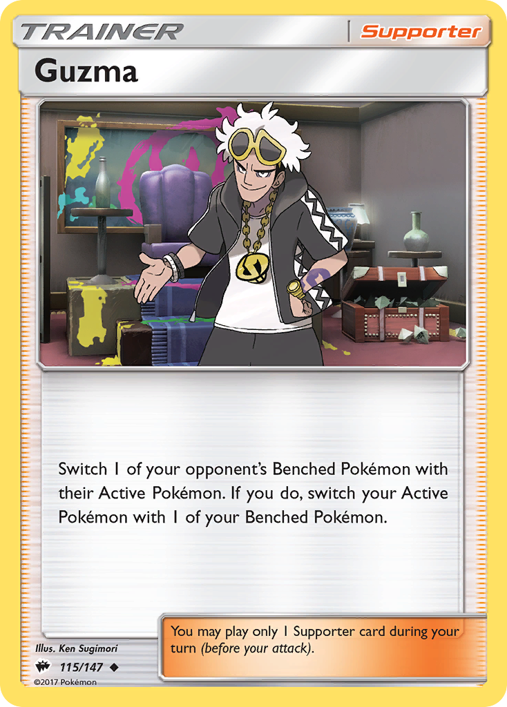 Guzma (115/147) [Sun & Moon: Burning Shadows] | Arkham Games and Comics