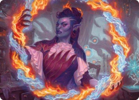 Rootha, Mercurial Artist Art Card [Strixhaven: School of Mages Art Series] | Arkham Games and Comics