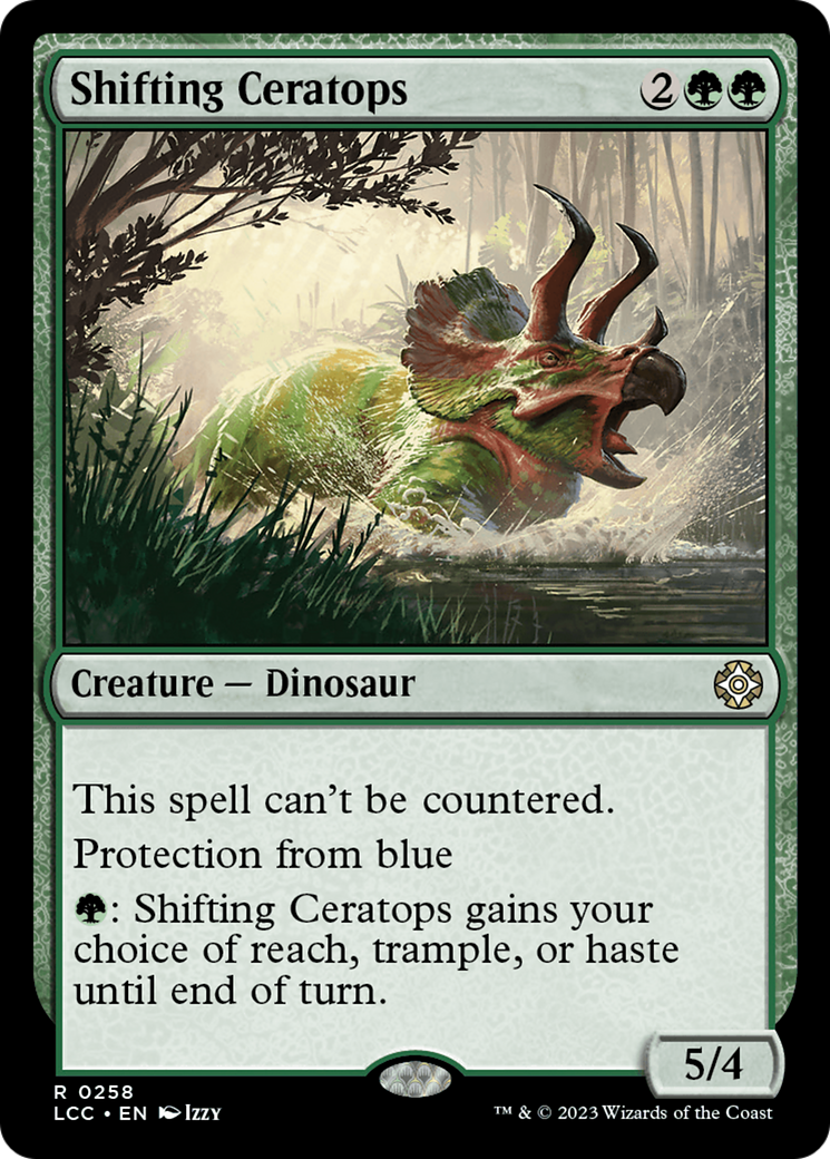 Shifting Ceratops [The Lost Caverns of Ixalan Commander] | Arkham Games and Comics