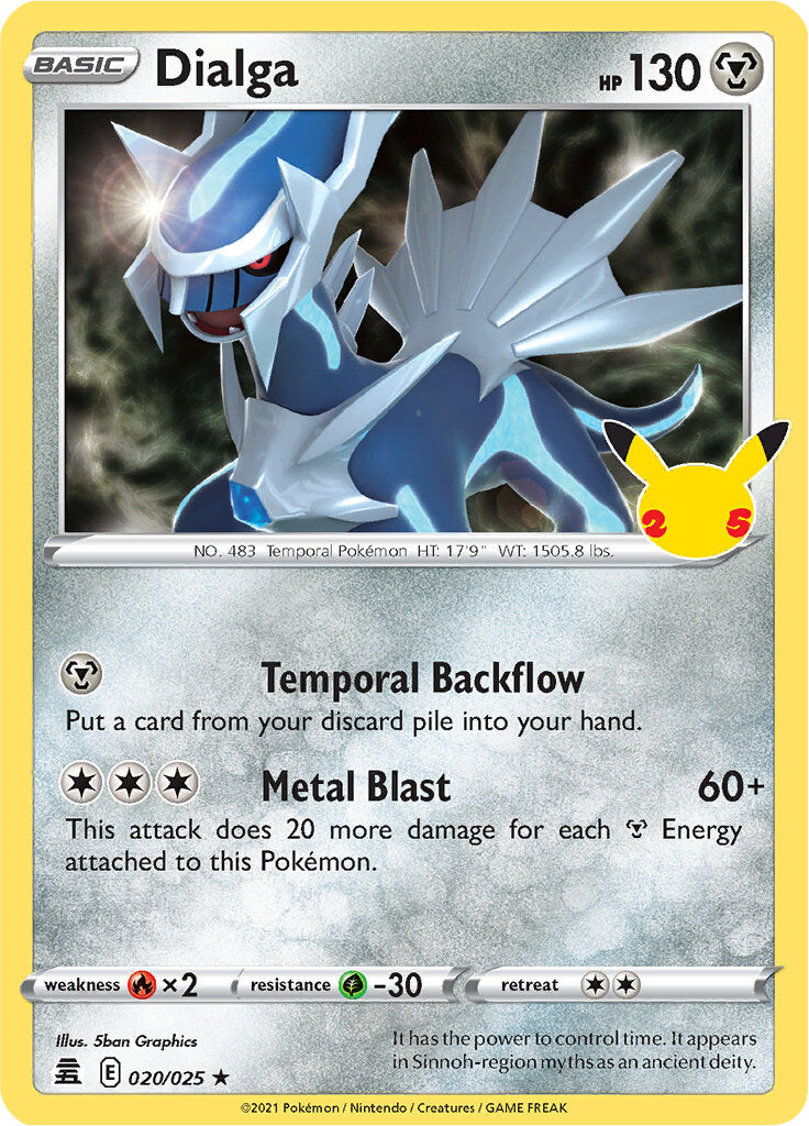 Dialga (020/025) [Celebrations: 25th Anniversary] | Arkham Games and Comics