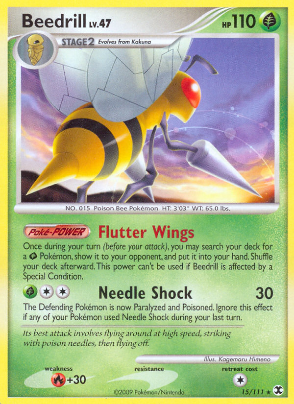 Beedrill (15/111) [Platinum: Rising Rivals] | Arkham Games and Comics