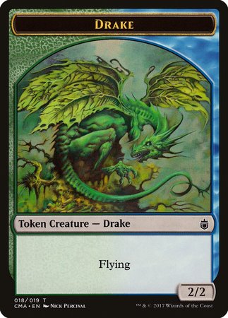 Drake Token (018) [Commander Anthology Tokens] | Arkham Games and Comics