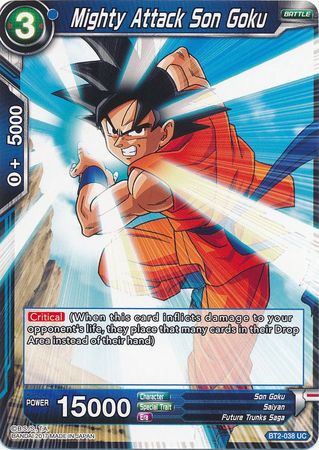 Mighty Attack Son Goku (BT2-038) [Union Force] | Arkham Games and Comics