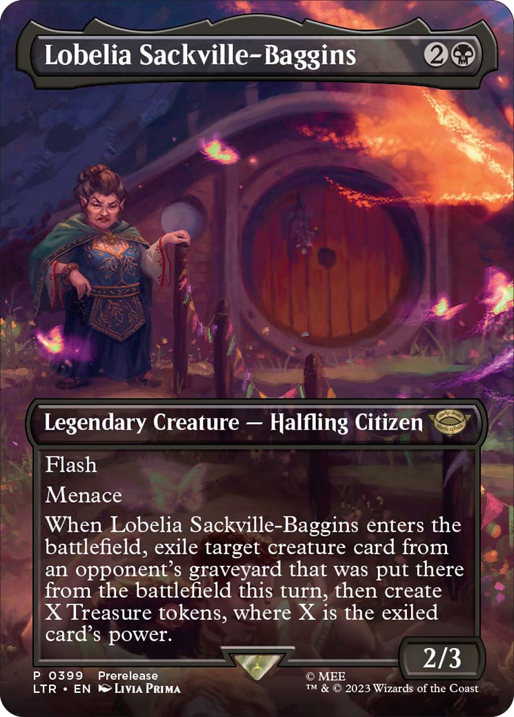 Lobelia Sackville-Baggins (Borderless Alternate Art) [The Lord of the Rings: Tales of Middle-Earth] | Arkham Games and Comics