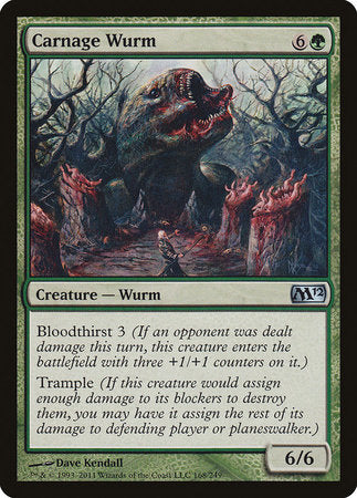 Carnage Wurm [Magic 2012] | Arkham Games and Comics