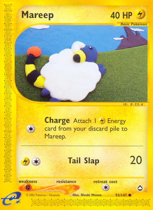 Mareep (93/147) [Aquapolis] | Arkham Games and Comics