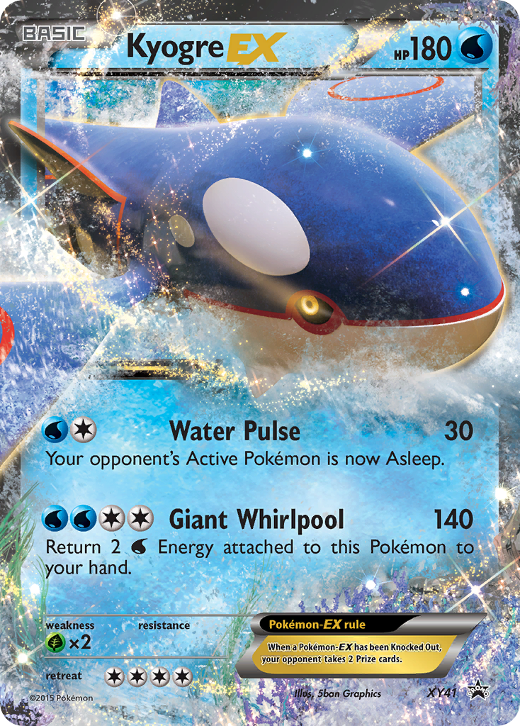 Kyogre EX (XY41) [XY: Black Star Promos] | Arkham Games and Comics