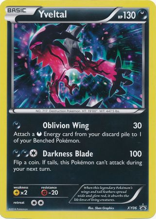 Yveltal (XY06) (Jumbo Card) [XY: Black Star Promos] | Arkham Games and Comics