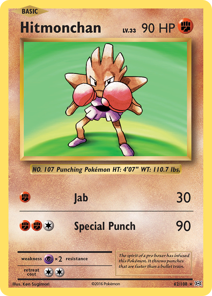 Hitmonchan (62/108) [XY: Evolutions] | Arkham Games and Comics