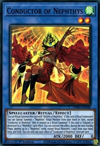 Conductor of Nephthys [PHRA-EN030] Super Rare | Arkham Games and Comics