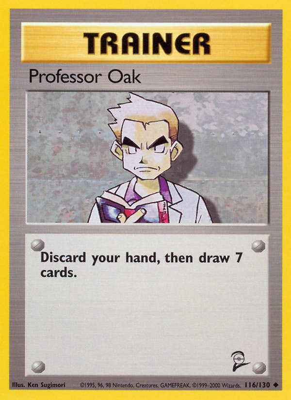 Professor Oak (116/130) [Base Set 2] | Arkham Games and Comics