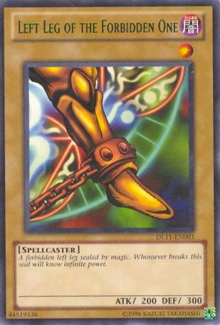 Left Leg of the Forbidden One (Green) [DL11-EN003] Rare | Arkham Games and Comics