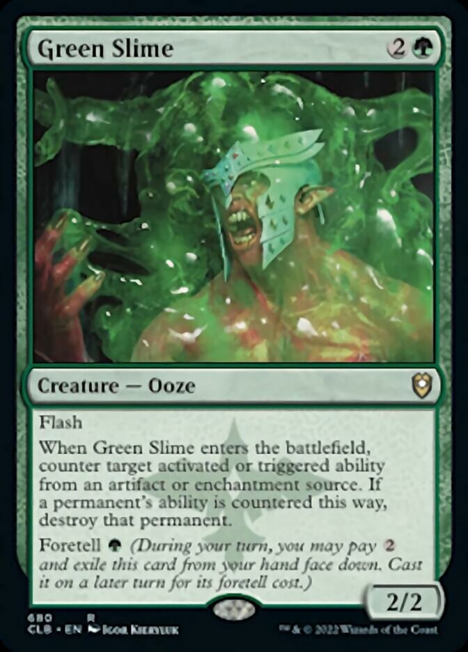 Green Slime [Commander Legends: Battle for Baldur's Gate] | Arkham Games and Comics