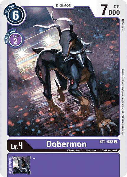 Dobermon [BT4-082] [Great Legend] | Arkham Games and Comics