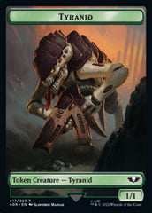 Tyranid (017) // Tyranid (018) Double-sided Token (Surge Foil) [Universes Beyond: Warhammer 40,000 Tokens] | Arkham Games and Comics