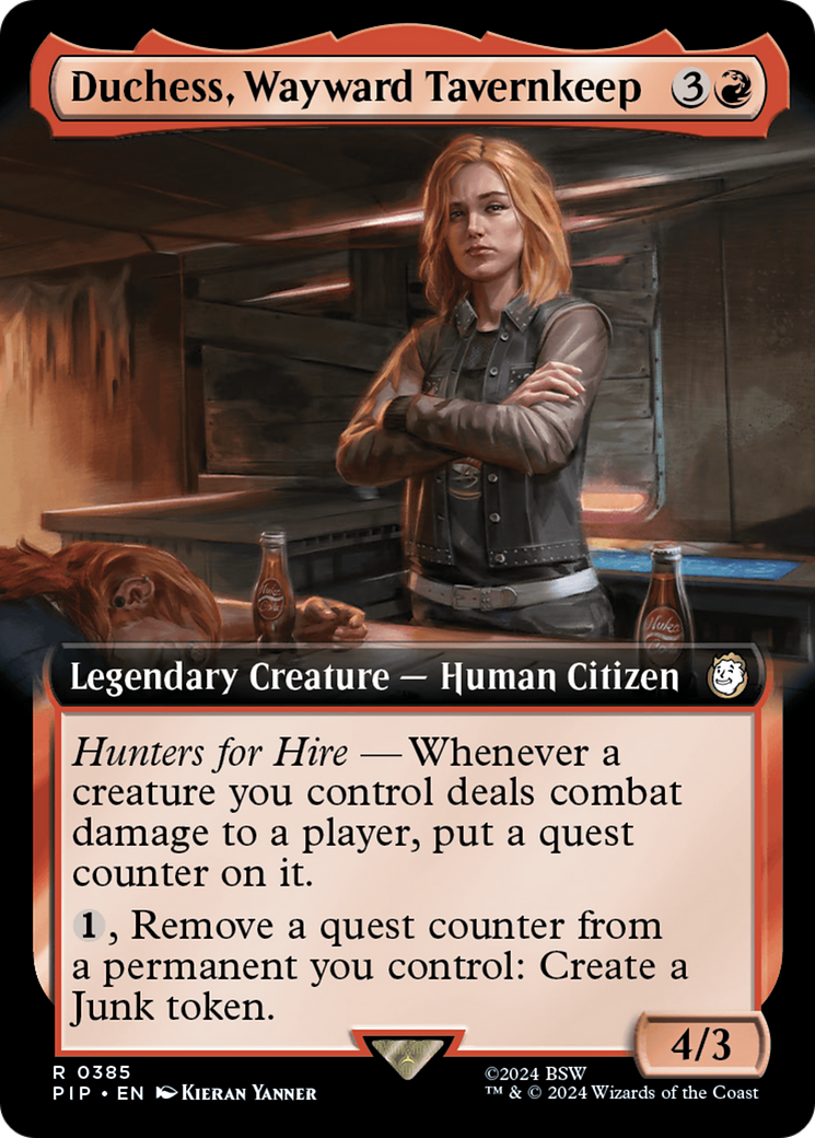 Duchess, Wayward Tavernkeep (Extended Art) [Fallout] | Arkham Games and Comics