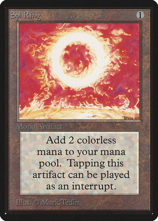 Sol Ring [Limited Edition Beta] | Arkham Games and Comics
