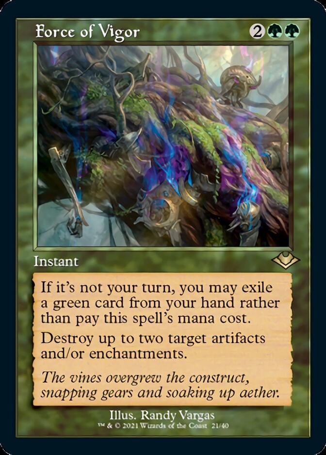 Force of Vigor (Retro) [Modern Horizons 2] | Arkham Games and Comics
