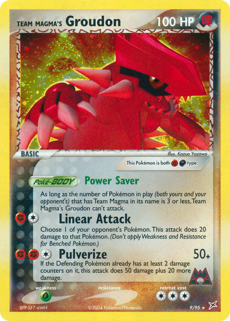 Team Magma's Groudon (9/95) (Theme Deck Exclusive) [EX: Team Magma vs Team Aqua] | Arkham Games and Comics