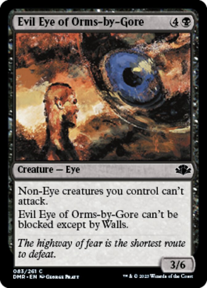 Evil Eye of Orms-by-Gore [Dominaria Remastered] | Arkham Games and Comics