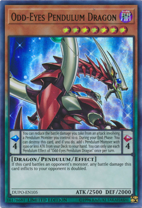 Odd-Eyes Pendulum Dragon [DUPO-EN105] Ultra Rare | Arkham Games and Comics