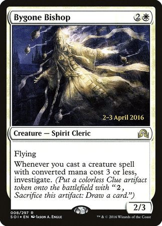 Bygone Bishop [Shadows over Innistrad Promos] | Arkham Games and Comics