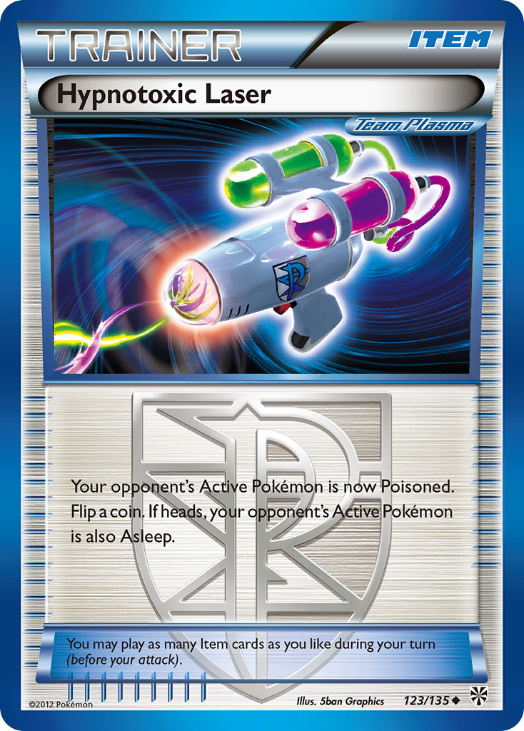 Hypnotoxic Laser (123/135) [Black & White: Plasma Storm] | Arkham Games and Comics