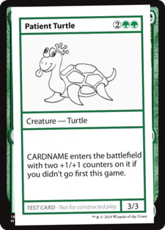 Patient Turtle (2021 Edition) [Mystery Booster Playtest Cards] | Arkham Games and Comics